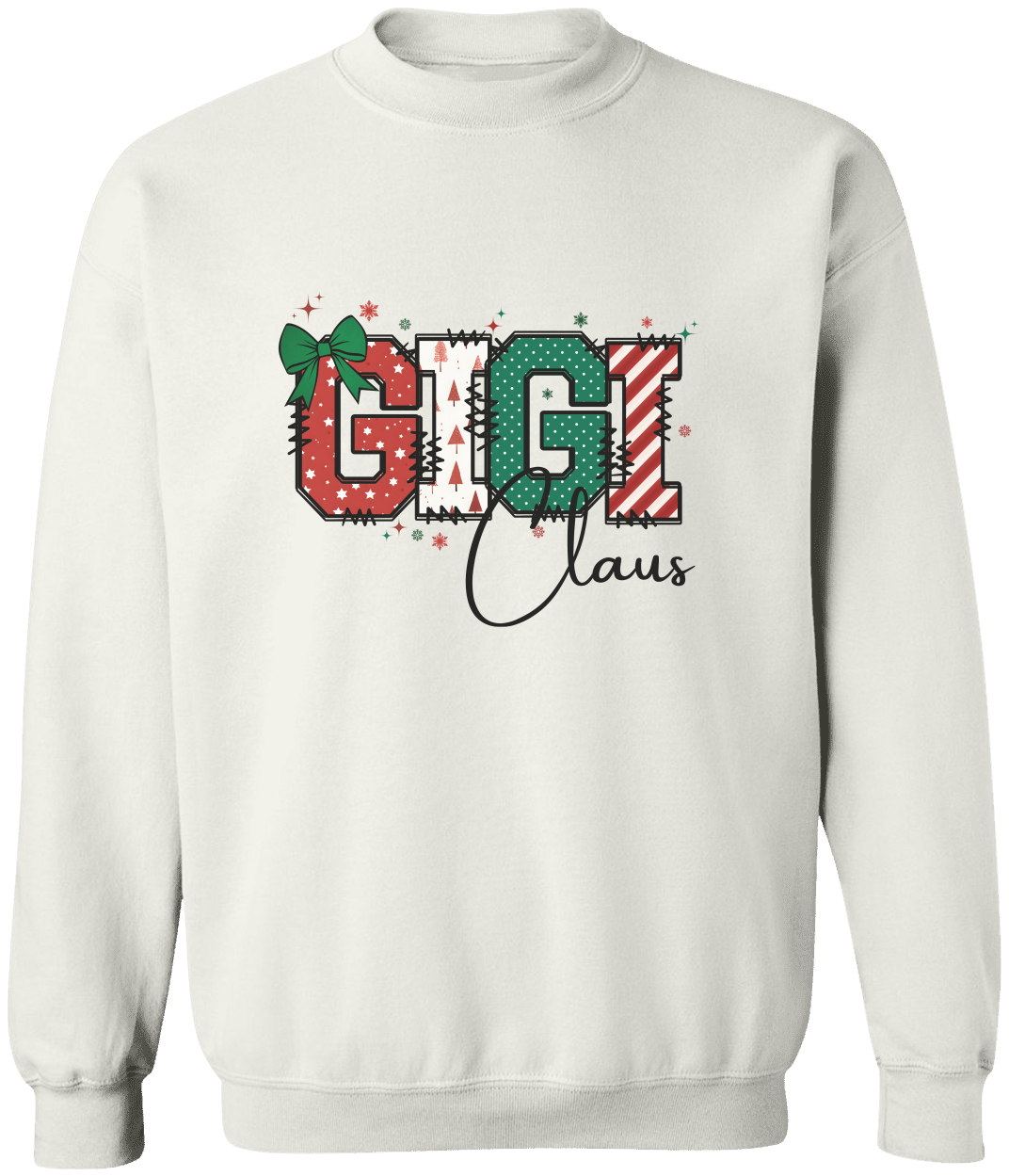 Gigi Claus Sweatshirt and Hoodie, Christmas Grandma Claus Sweatshirt, Gift for Mom
