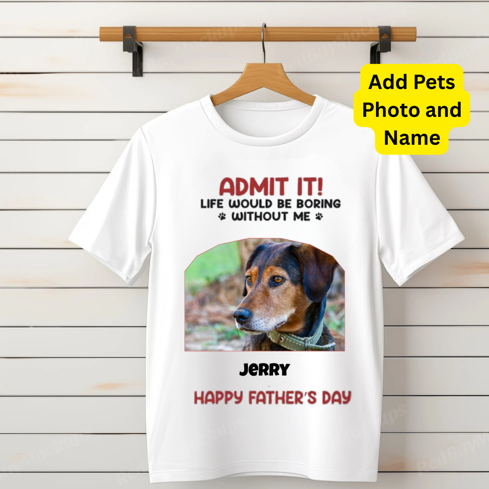 Personalized Shirt For Dog Dads! Father's Day Gift
