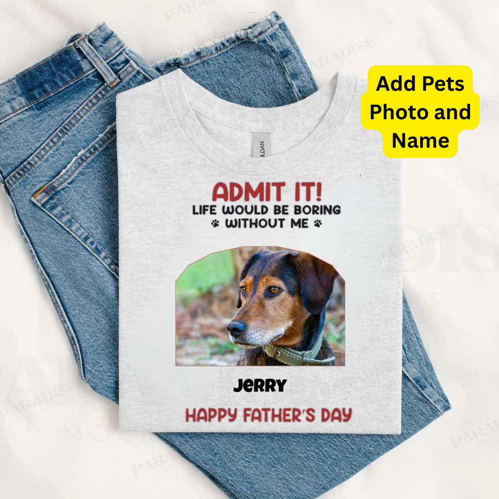 Personalized Shirt For Dog Dads! Father's Day Gift