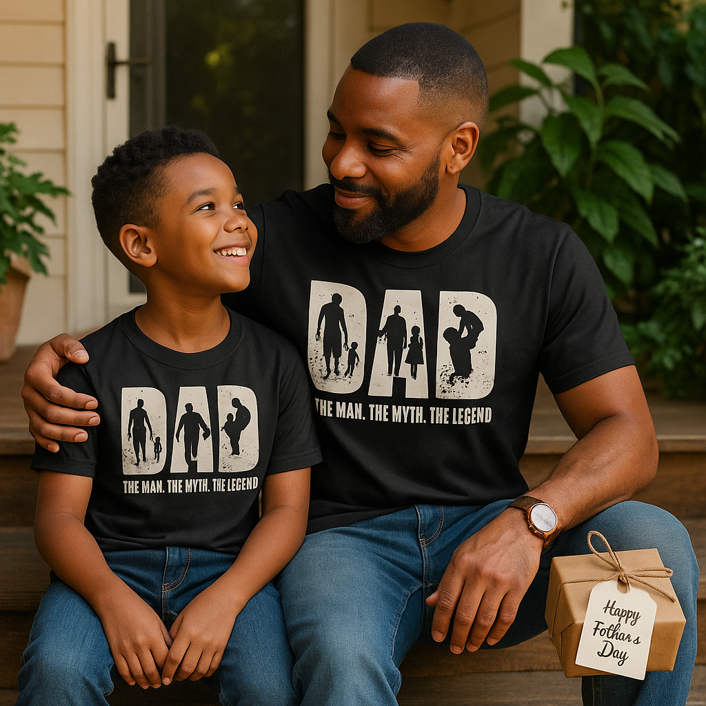 Dad, The Myth, The Legend T Shirt, Matching Shirts Father's Day Gift