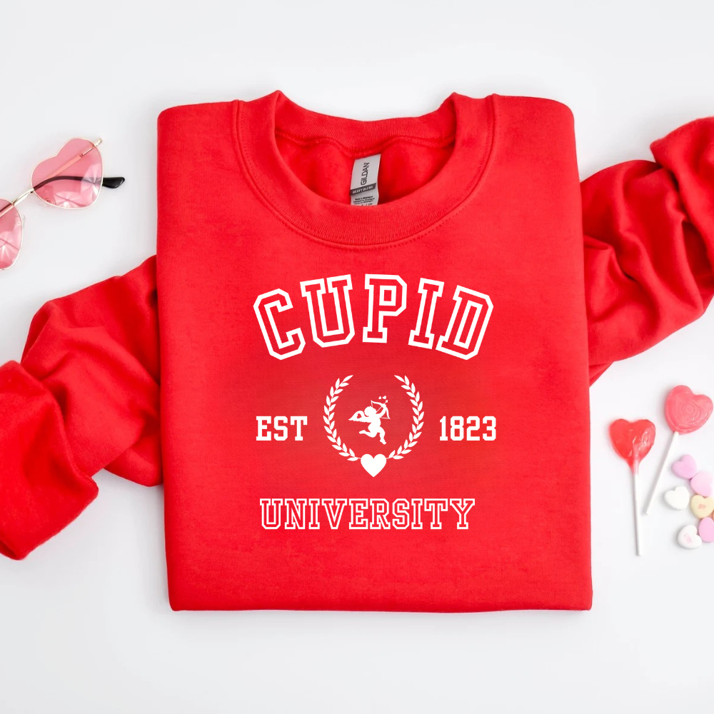 Cupid University Valentine Tshirt,Sweatshirt, Hoodies