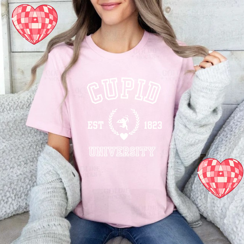 Cupid University Valentine Tshirt,Sweatshirt, Hoodies