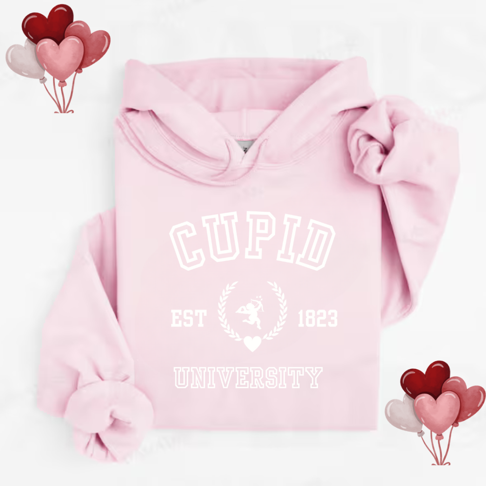 Cupid University Valentine Tshirt,Sweatshirt, Hoodies