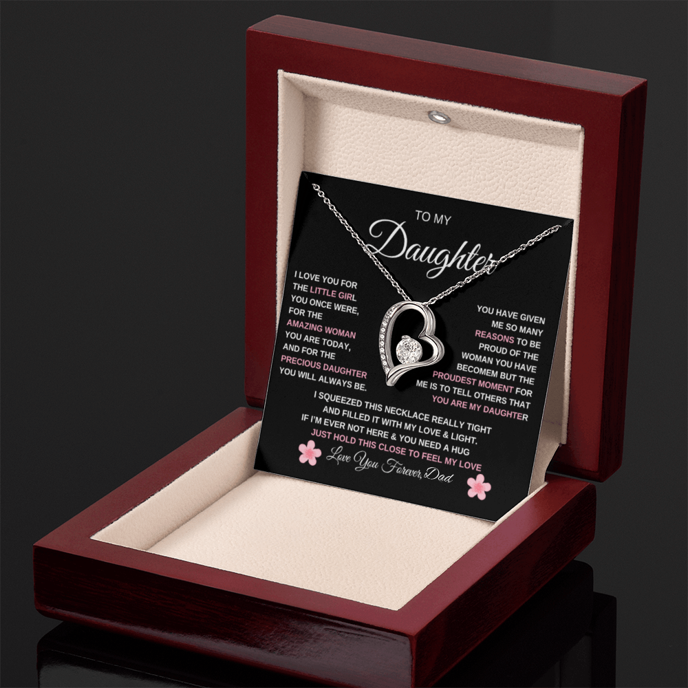 To My Daughter| Forever Love Necklace/ Love Dad