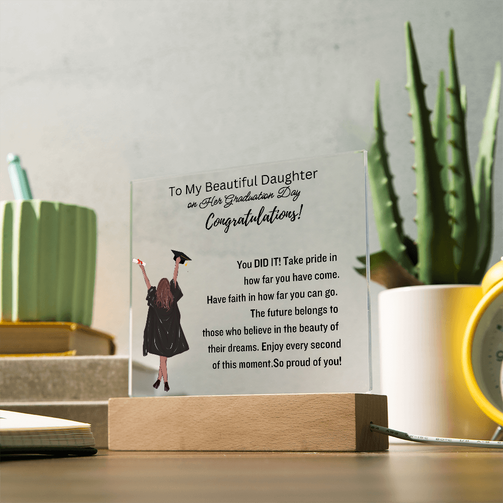To My Daughter-Graduation Gift