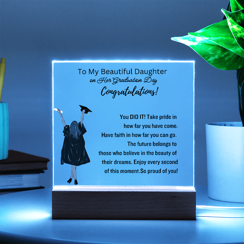 To My Daughter-Graduation Gift