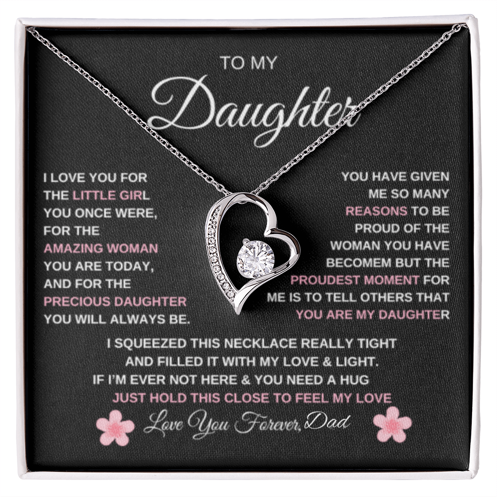To My Daughter| Forever Love Necklace/ Love Dad
