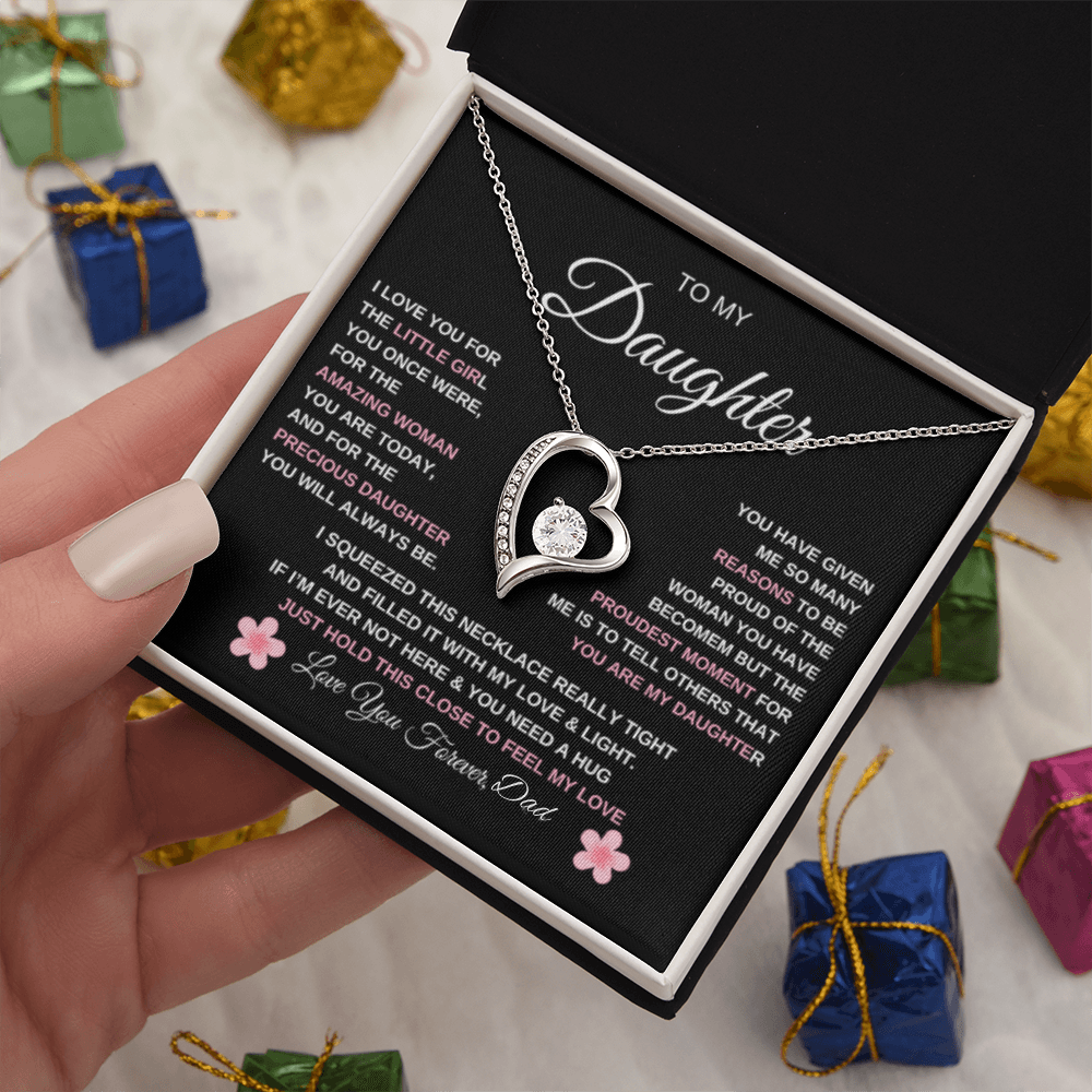 To My Daughter| Forever Love Necklace/ Love Dad