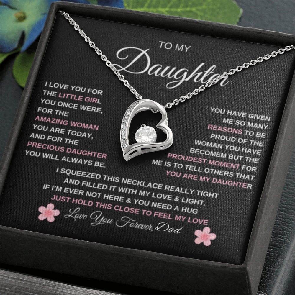 To My Daughter| Forever Love Necklace/ Love Dad
