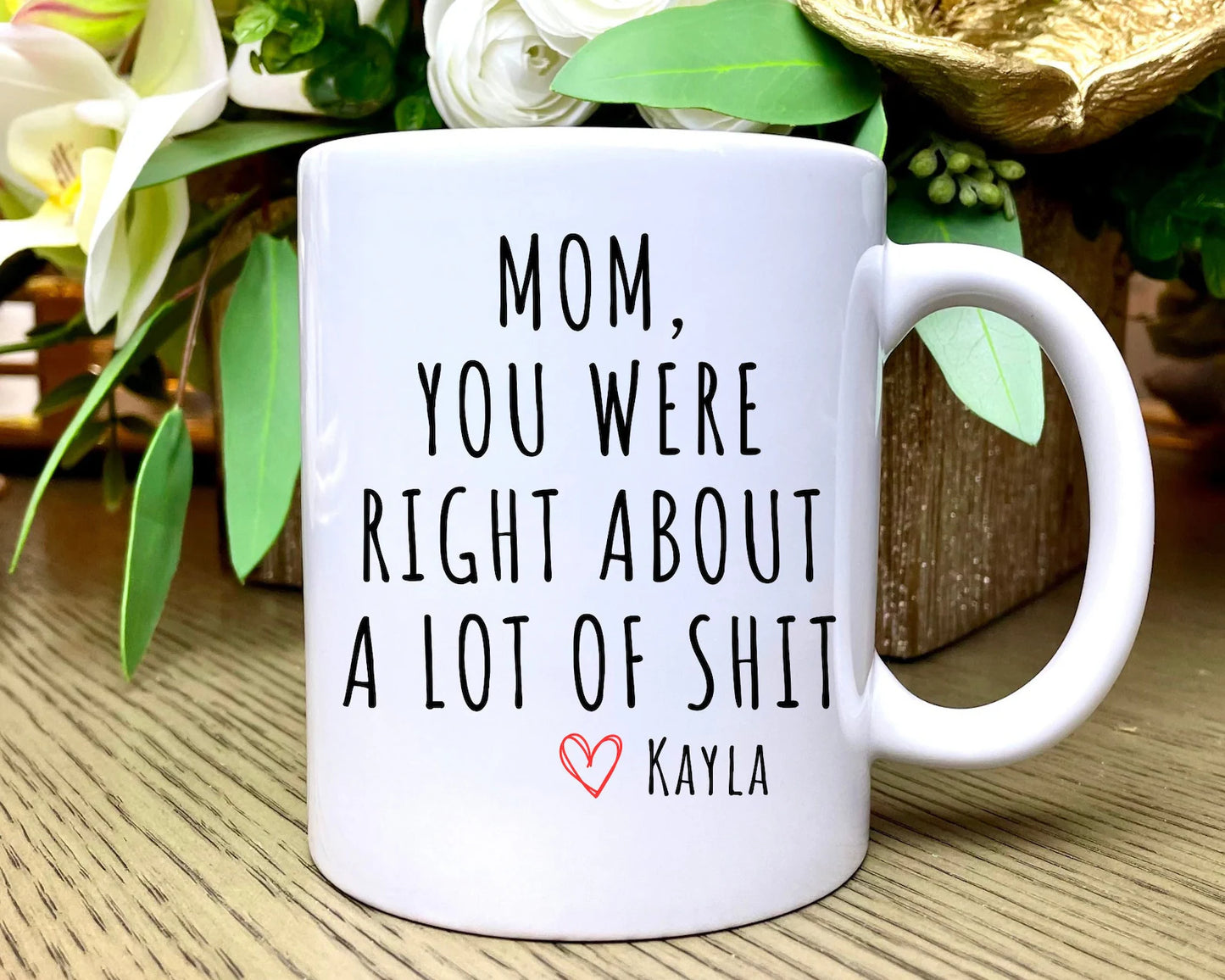 Mom You Were Right Funny Mug ,Mother's Day Gift