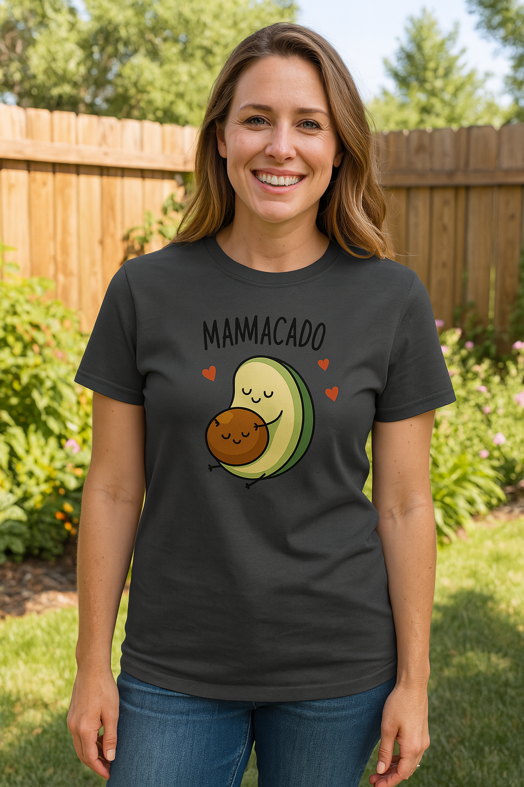 🥑 "MAMACADO" Funny Mom & Baby Avocado T-Shirt