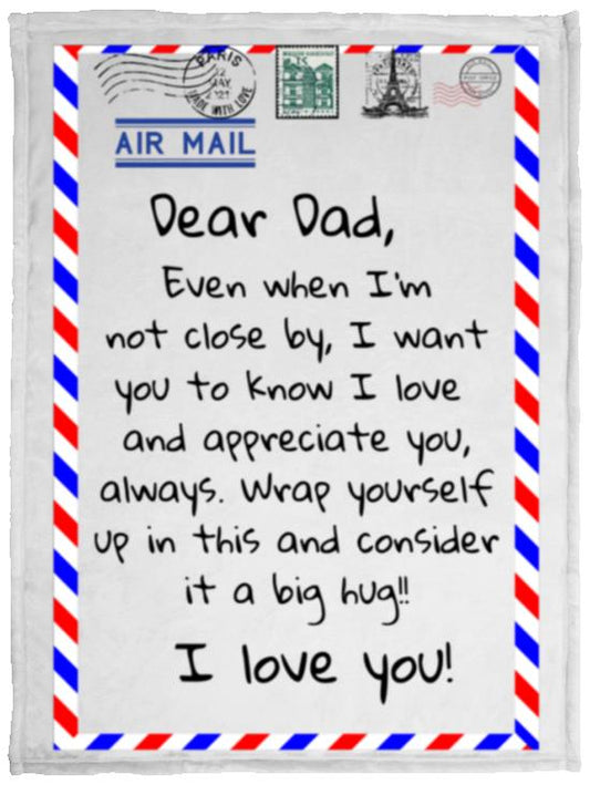 Dear Dad Postal Blanket