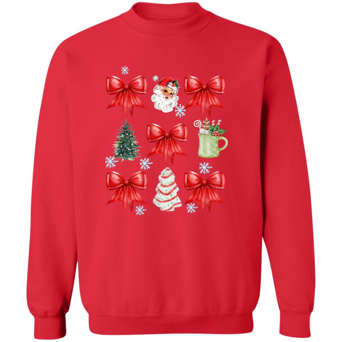 Christmas Coquette Bow T-Shirt| Sweatshirt