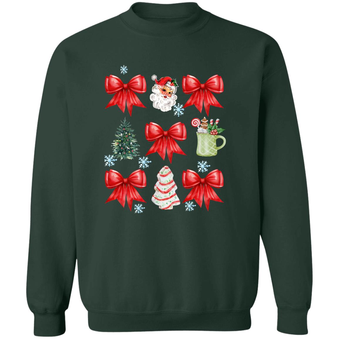 Christmas Coquette Bow T-Shirt| Sweatshirt