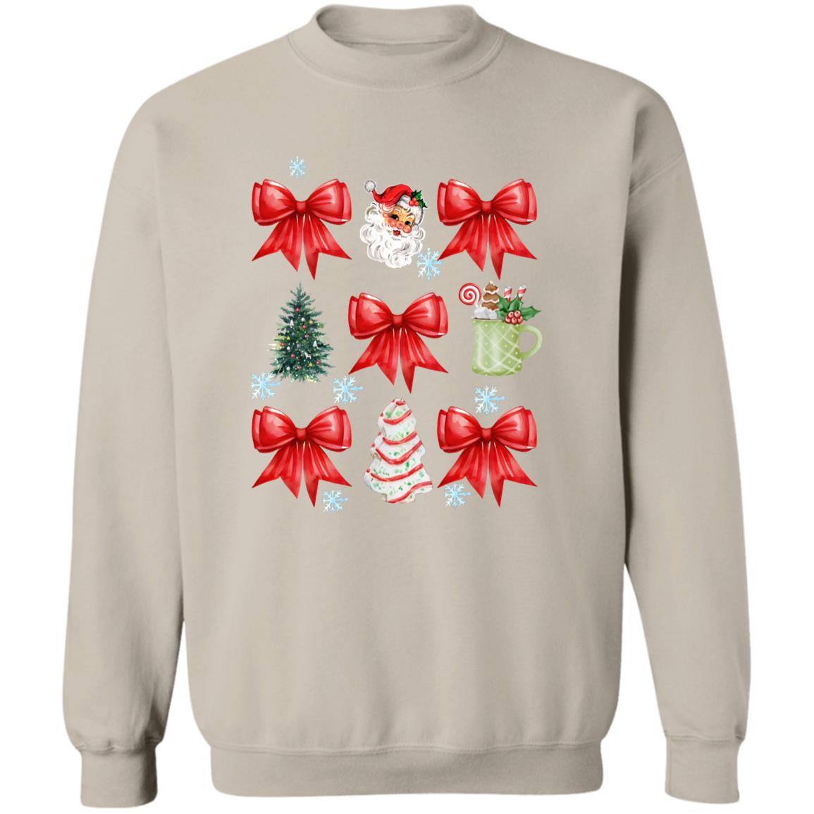 Christmas Coquette Bow T-Shirt| Sweatshirt