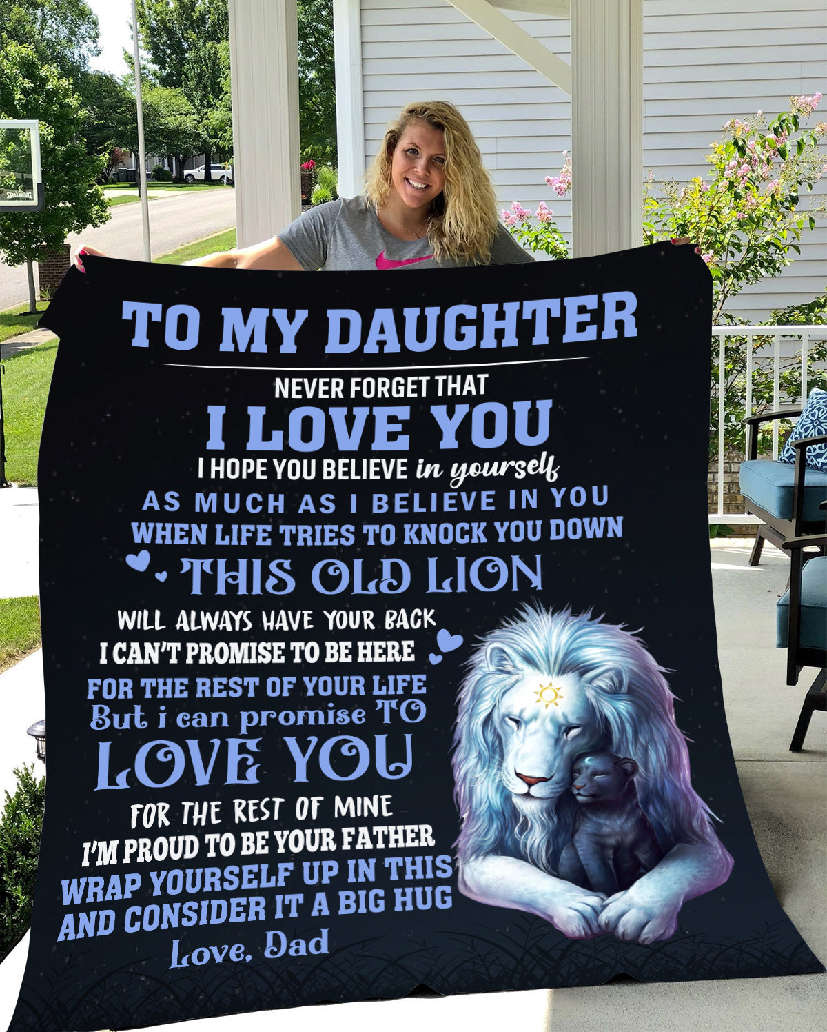 To My Daughter Blanket| This Old Lion