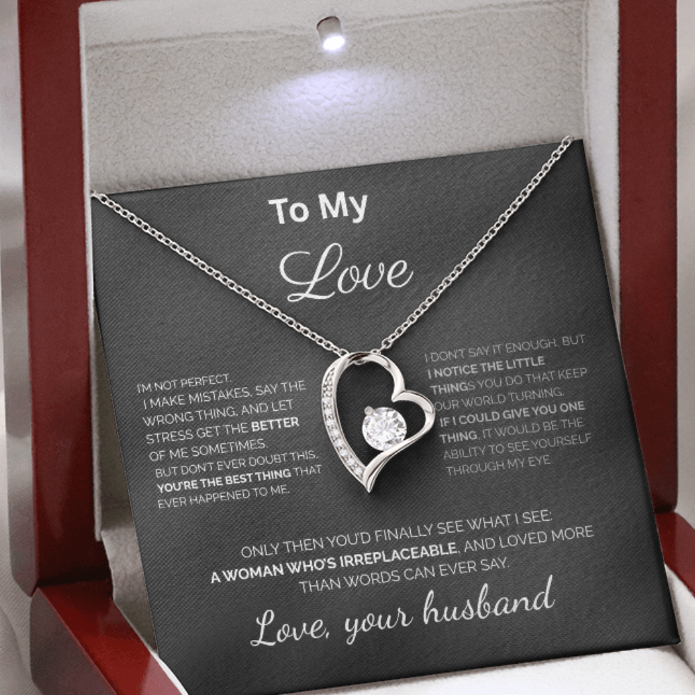 To My Love|You're the Best Thing|Forever Love Necklace