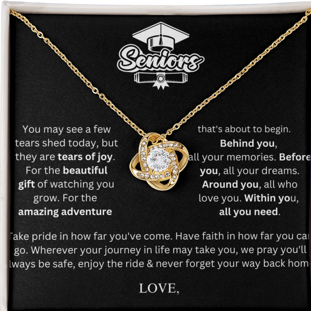 Custom Gift for Graduation "The Beautiful Gift of Watching You Grow" Necklace