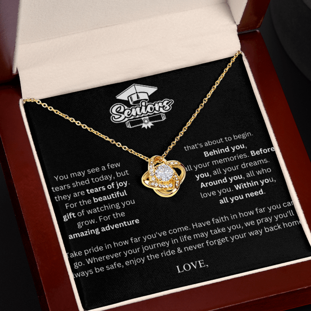 Custom Gift for Graduation "The Beautiful Gift of Watching You Grow" Necklace