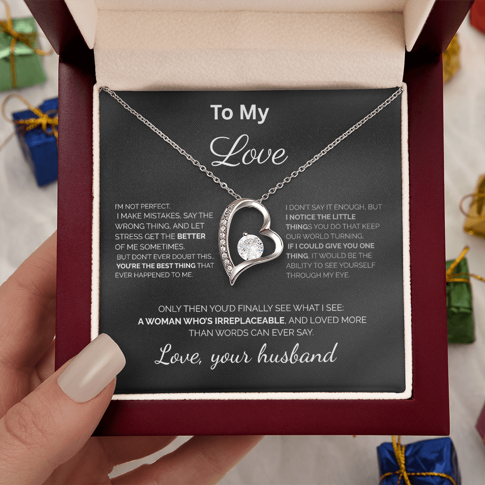 To My Love|You're the Best Thing|Forever Love Necklace