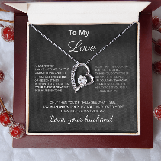 To My Love|You're the Best Thing|Forever Love Necklace