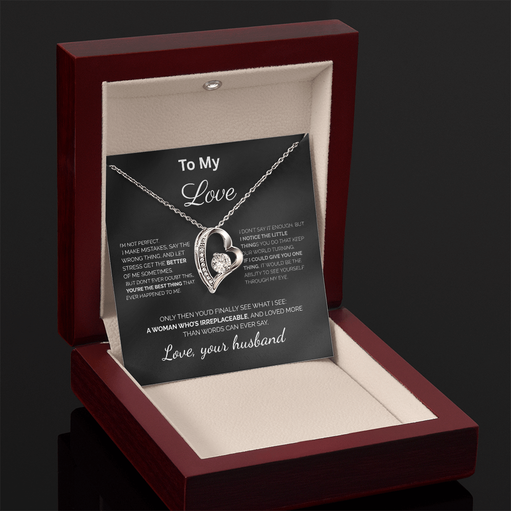 To My Love|You're the Best Thing|Forever Love Necklace