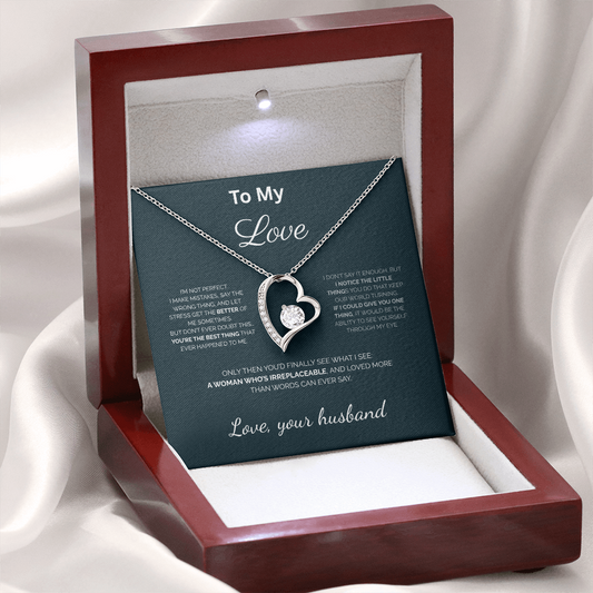To My Love\You're the best thing\Forever Love Necklace
