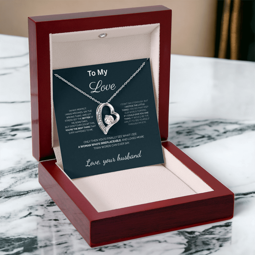 To My Love\You're the best thing\Forever Love Necklace