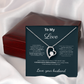 To My Love\You're the best thing\Forever Love Necklace
