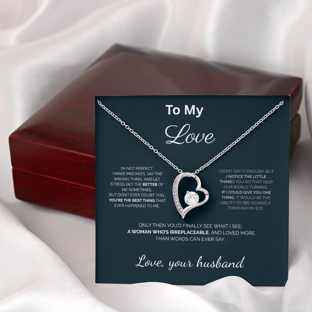 To My Love\You're the best thing\Forever Love Necklace
