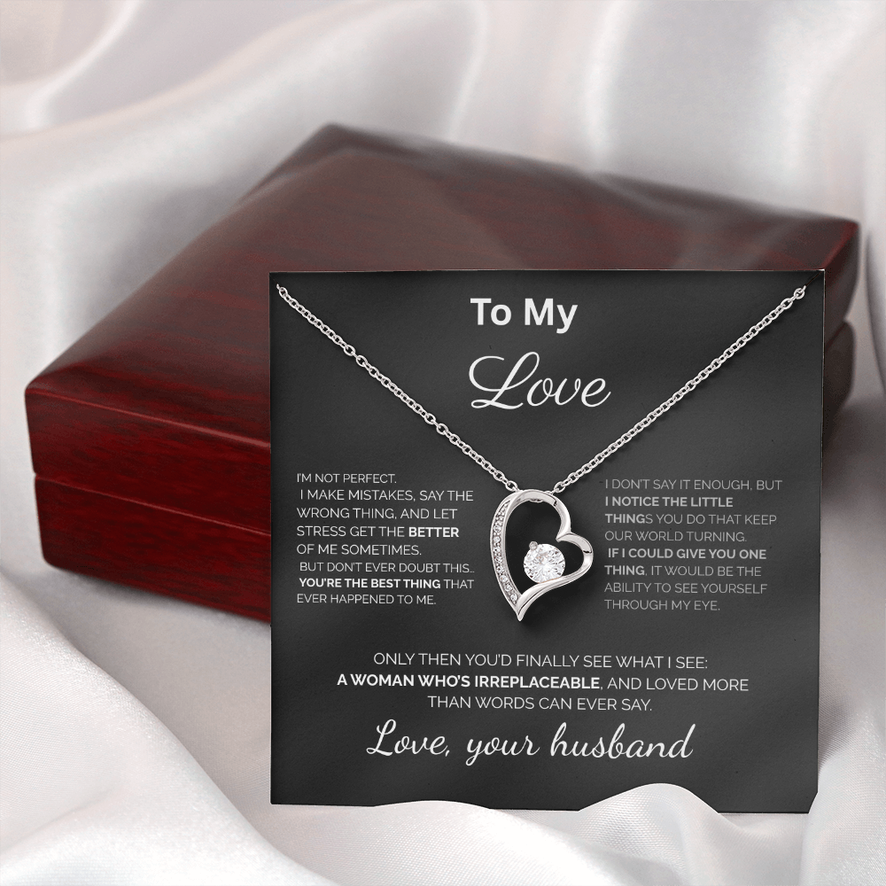 To My Love|You're the Best Thing|Forever Love Necklace