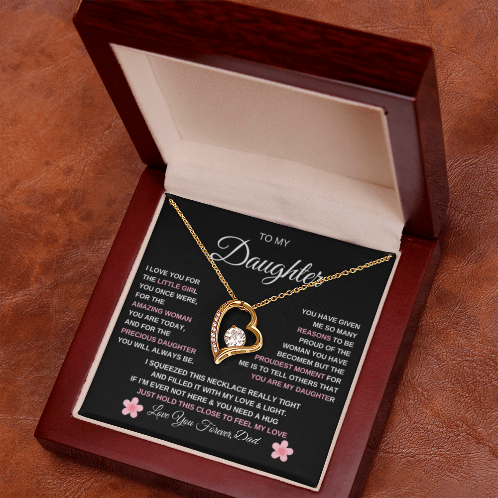 To My Daughter| Forever Love Necklace/ Love Dad