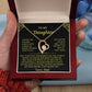 To My Daughter Love Dad\Forever Love Necklace