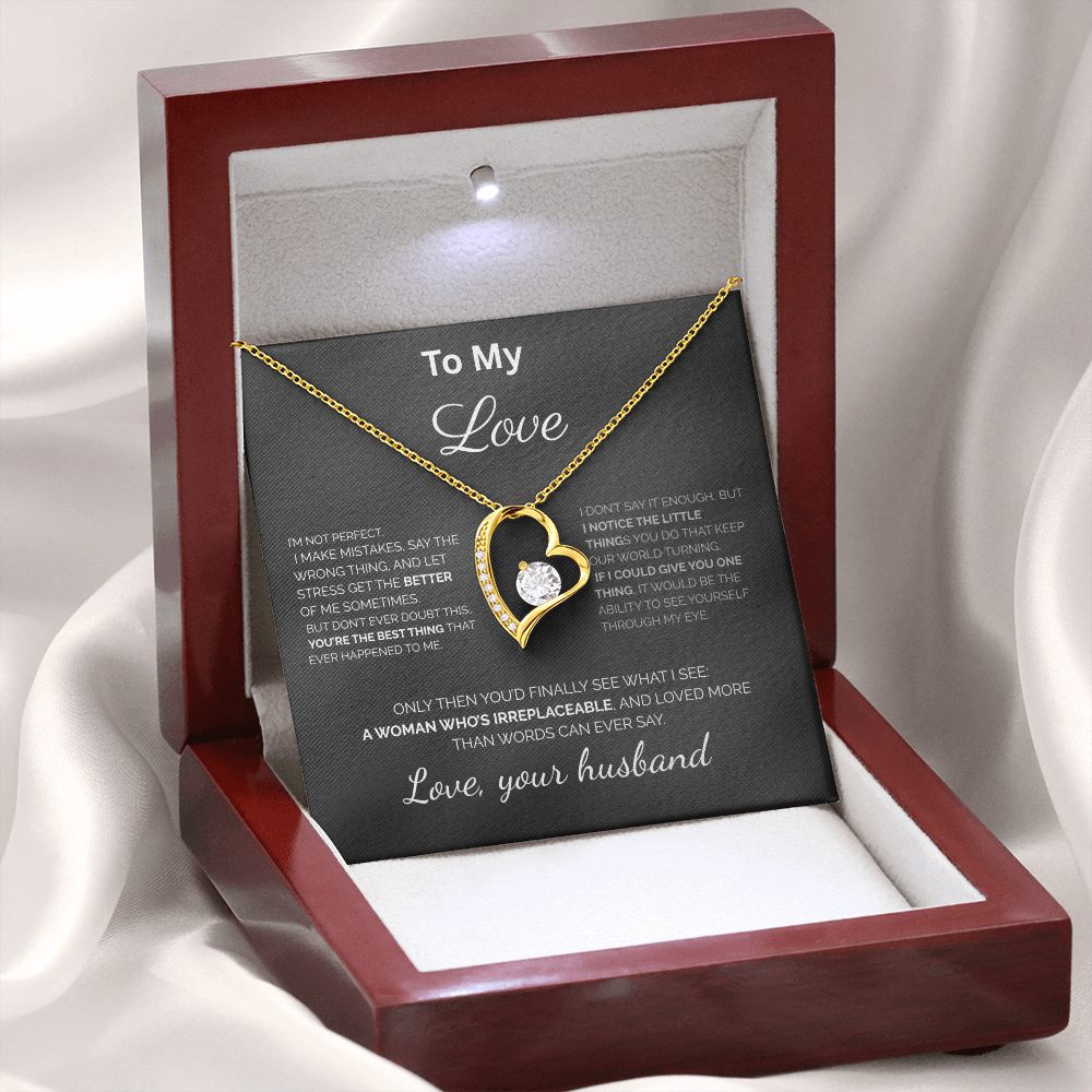 To My Love|You're the Best Thing|Forever Love Necklace