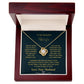 To My Beautiful Wife/ I Can't Live Without You Knot Necklace