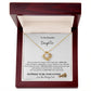To My Beautiful Daughter/Love KNot Necklace
