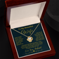 To My Beautiful Wife\Loveknot Necklace