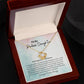 To My Badass Daughter|Love Knot Necklace