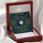 To My Beautiful Wife\Loveknot Necklace
