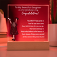 To My Daughter-Graduation Gift