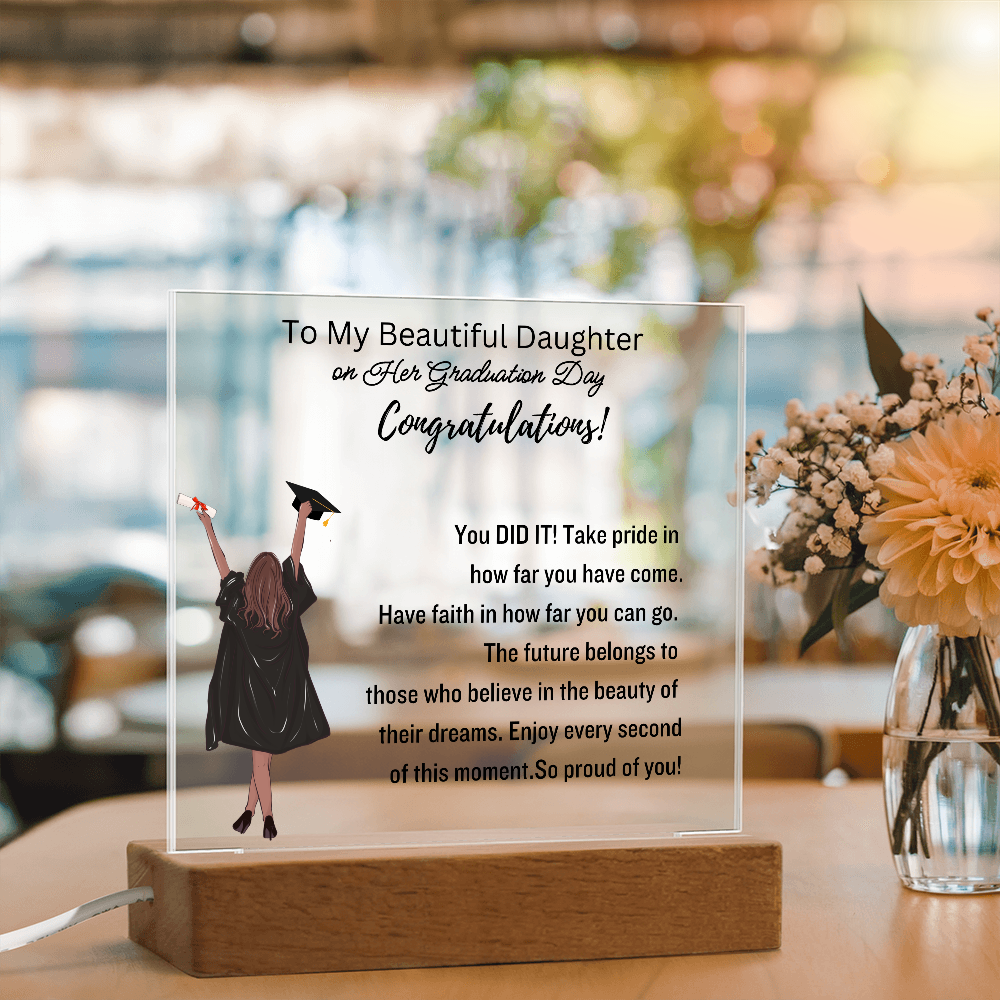 To My Daughter-Graduation Gift