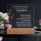 To My Daughter-Graduation Gift