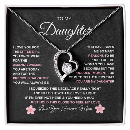 To My Daughter| Forever Love Necklace