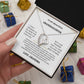 To My Beautiful Granddaughter| Forever Love Necklace