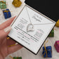 To My Lovely Daughter/Forever Love Necklace