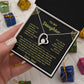To My Daughter Love Dad\Forever Love Necklace