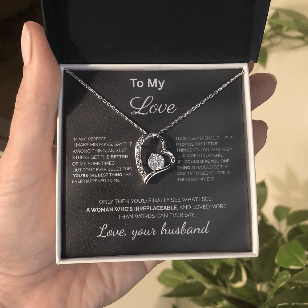 To My Love|You're the Best Thing|Forever Love Necklace