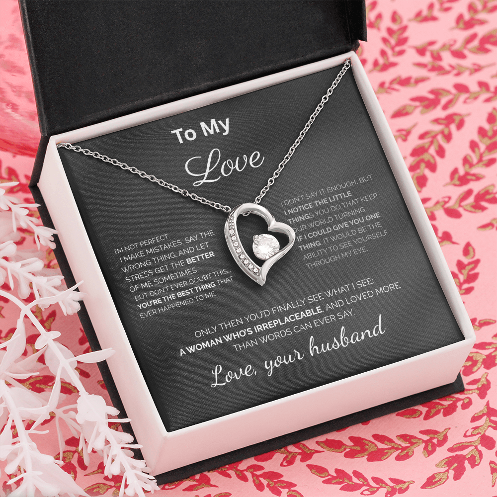 To My Love|You're the Best Thing|Forever Love Necklace