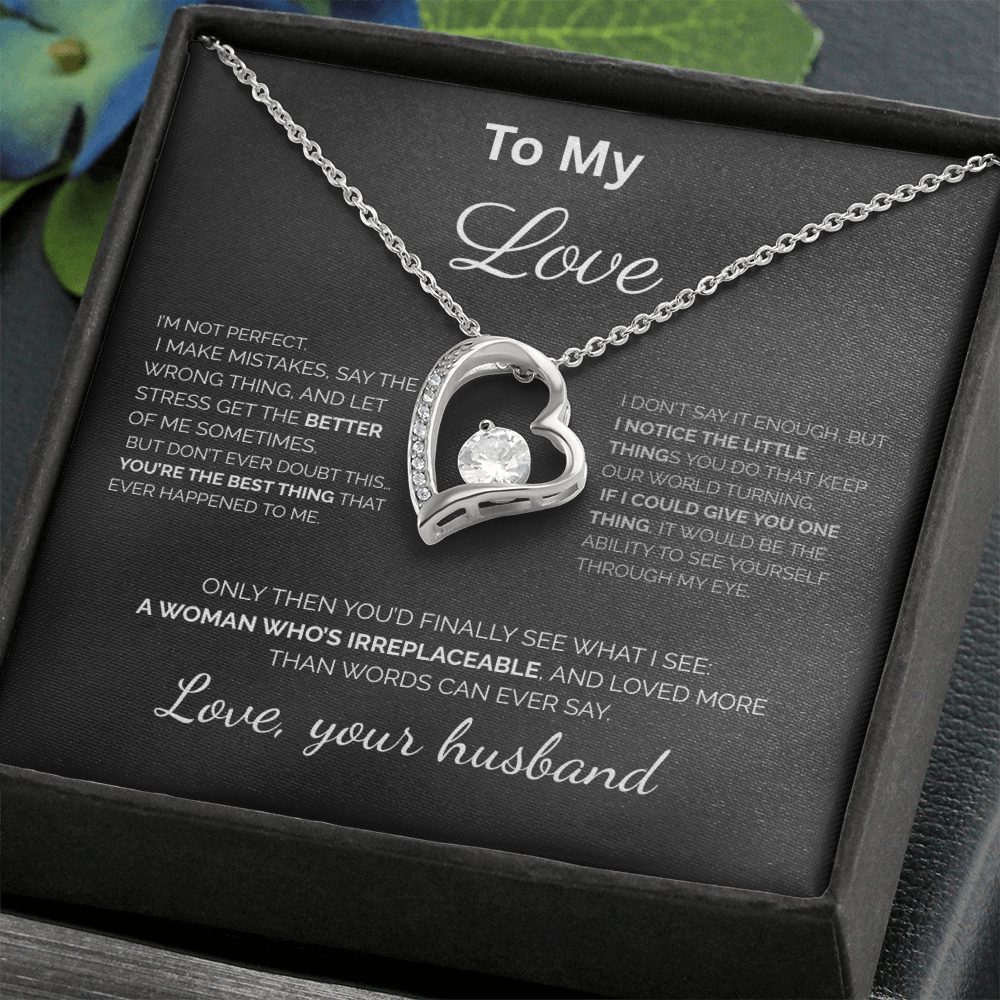 To My Love|You're the Best Thing|Forever Love Necklace