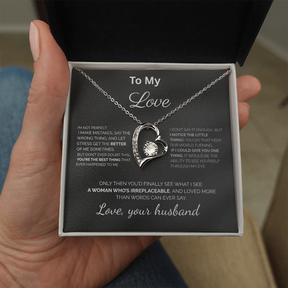 To My Love|You're the Best Thing|Forever Love Necklace